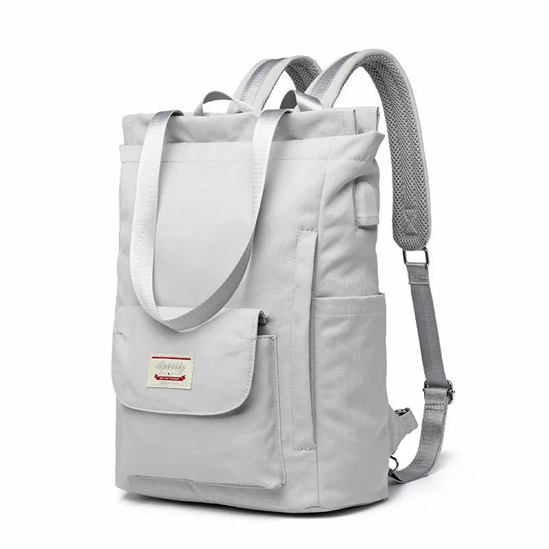 Waterproof Stylish Laptop Backpack w/ USB charging