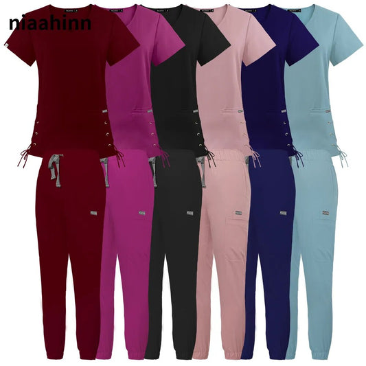 "Side Tie" - Women's Scrub Set