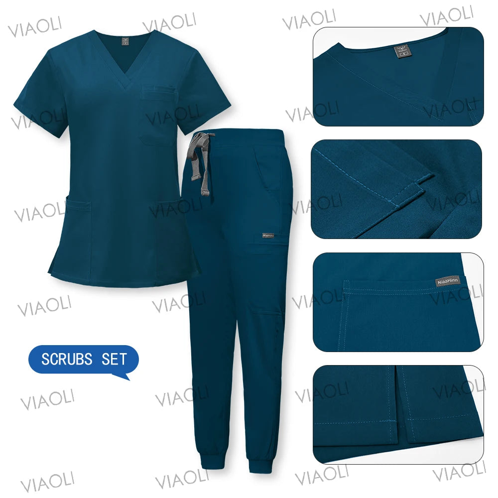 ‘Jaz’ Jogger Scrub Set